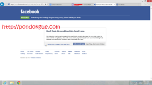 Cara Baru Mengatasi Facebook yang di Hack