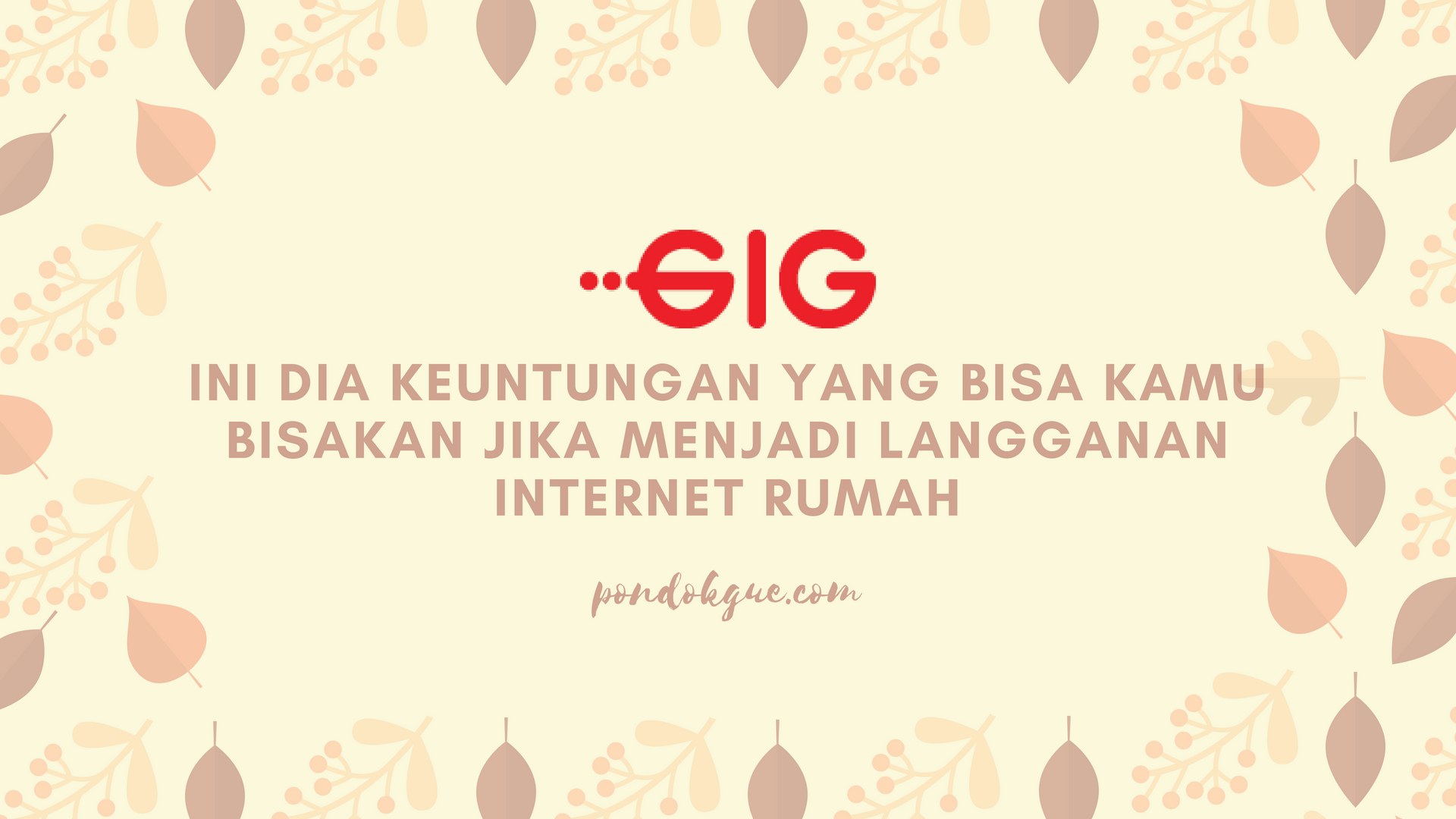 Ini Dia Keuntungan yang Bisa Kamu Bisakan Jika Menjadi Langganan Internet Rumah