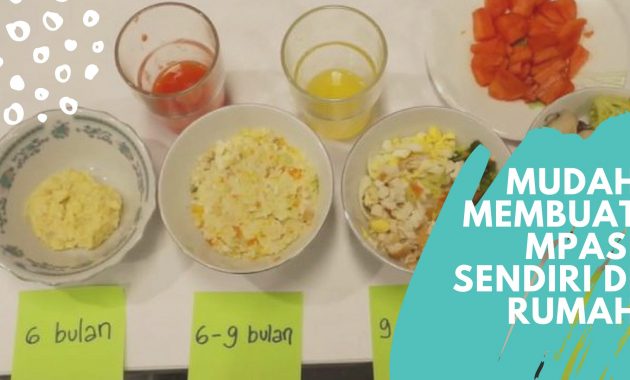 Mudah Membuat MPASI Sendiri di Rumah