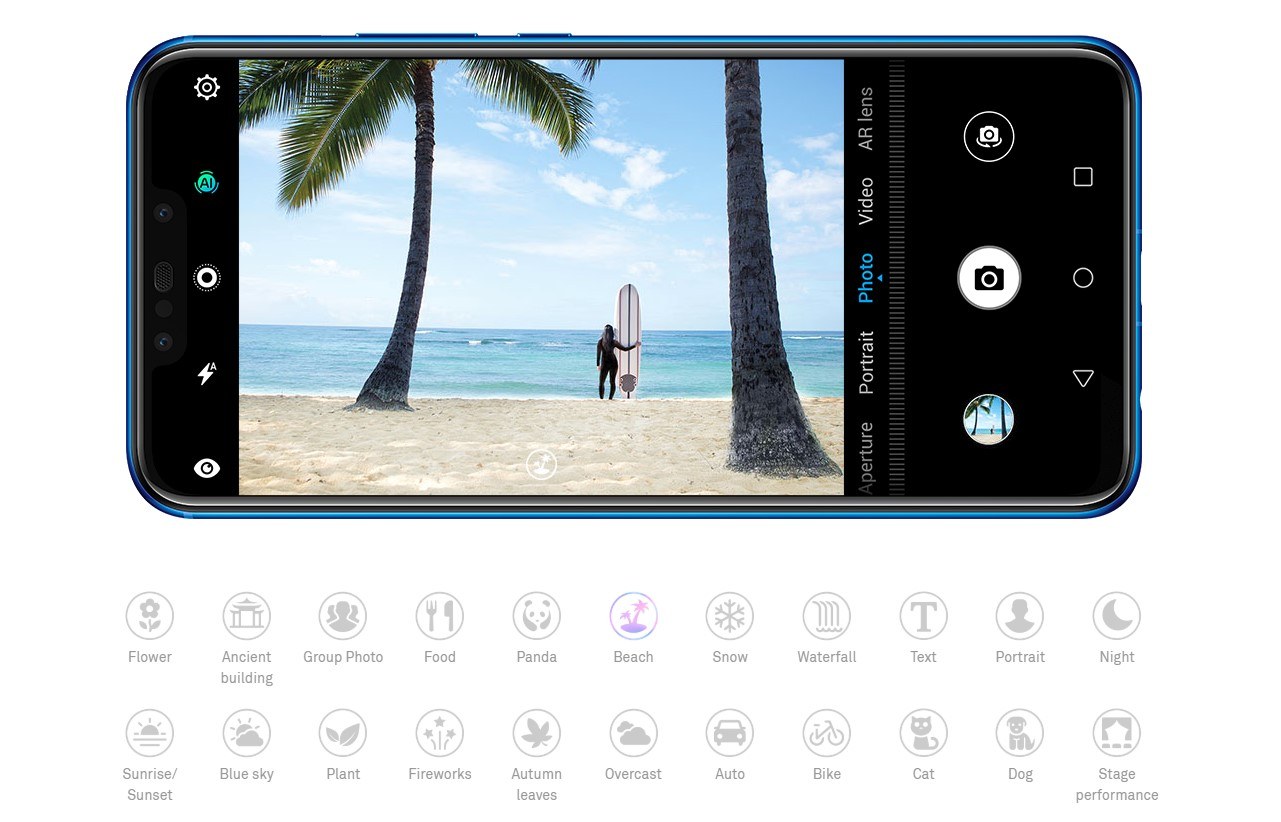 Huawei Nova 3i Kamera Depan