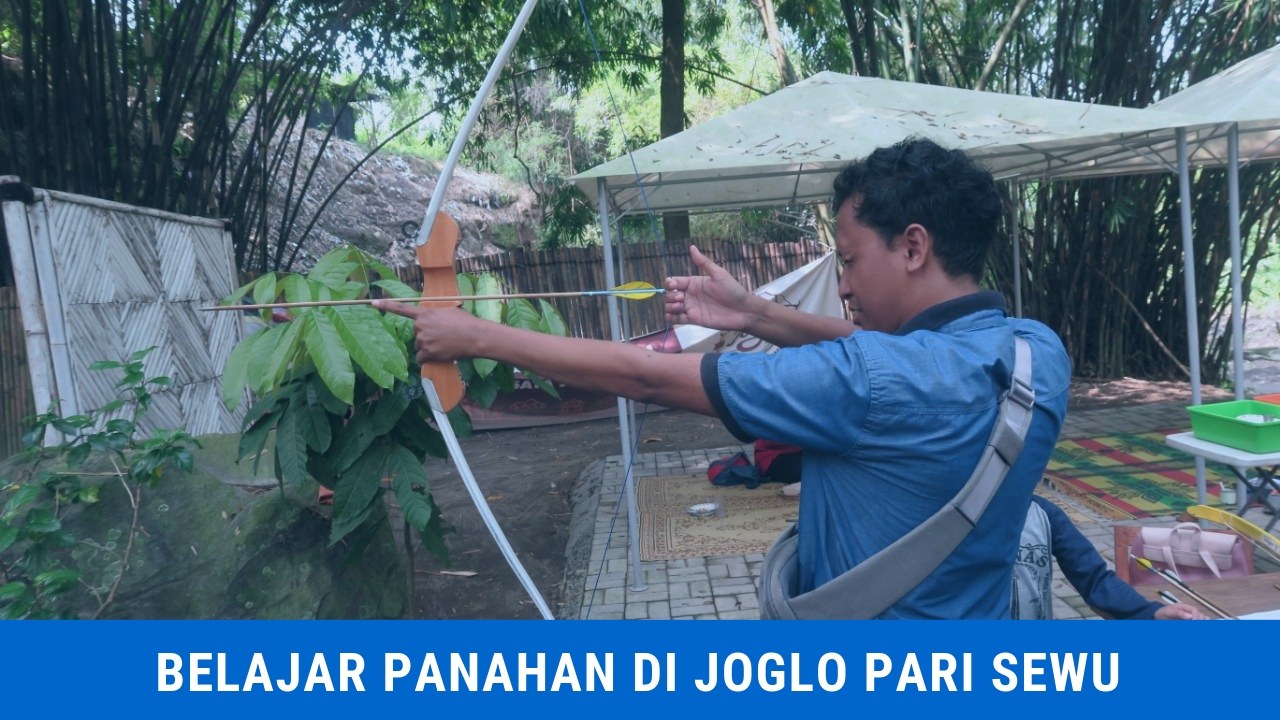 Belajar Panahan di Joglo Pari Sewu