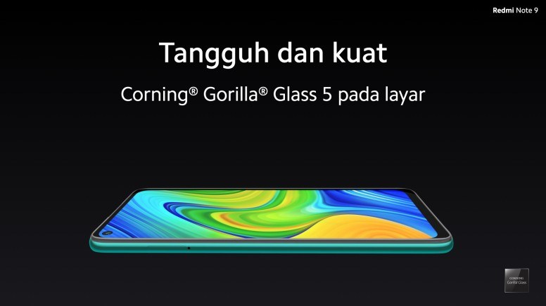 Corning Gorilla Glass 5 Redmi Note 9