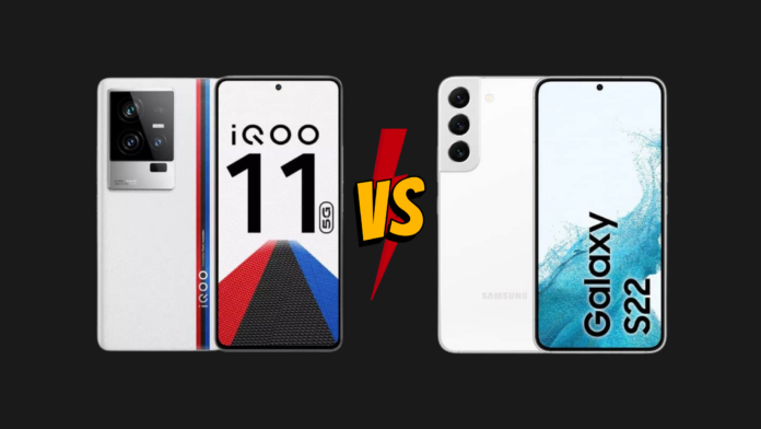 iQOO 11 vs Samsung Galaxy S22