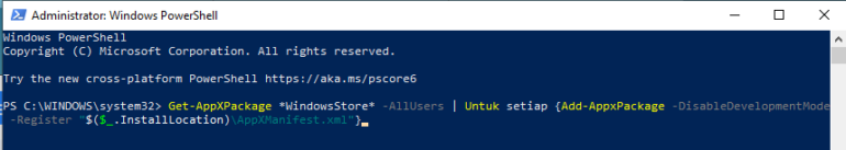 Cara Install Microsoft Store di Windows 10 - Pondokgue