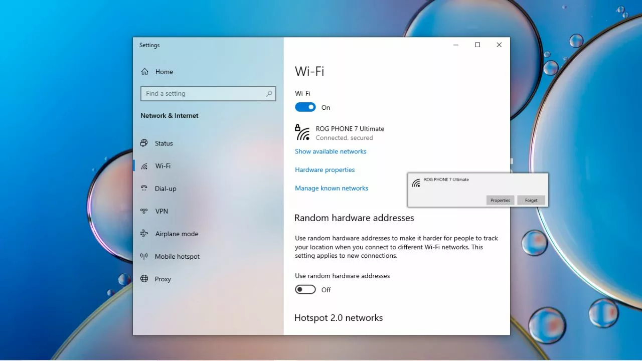 Cara Melupakan Jaringan WiFi di Windows 10