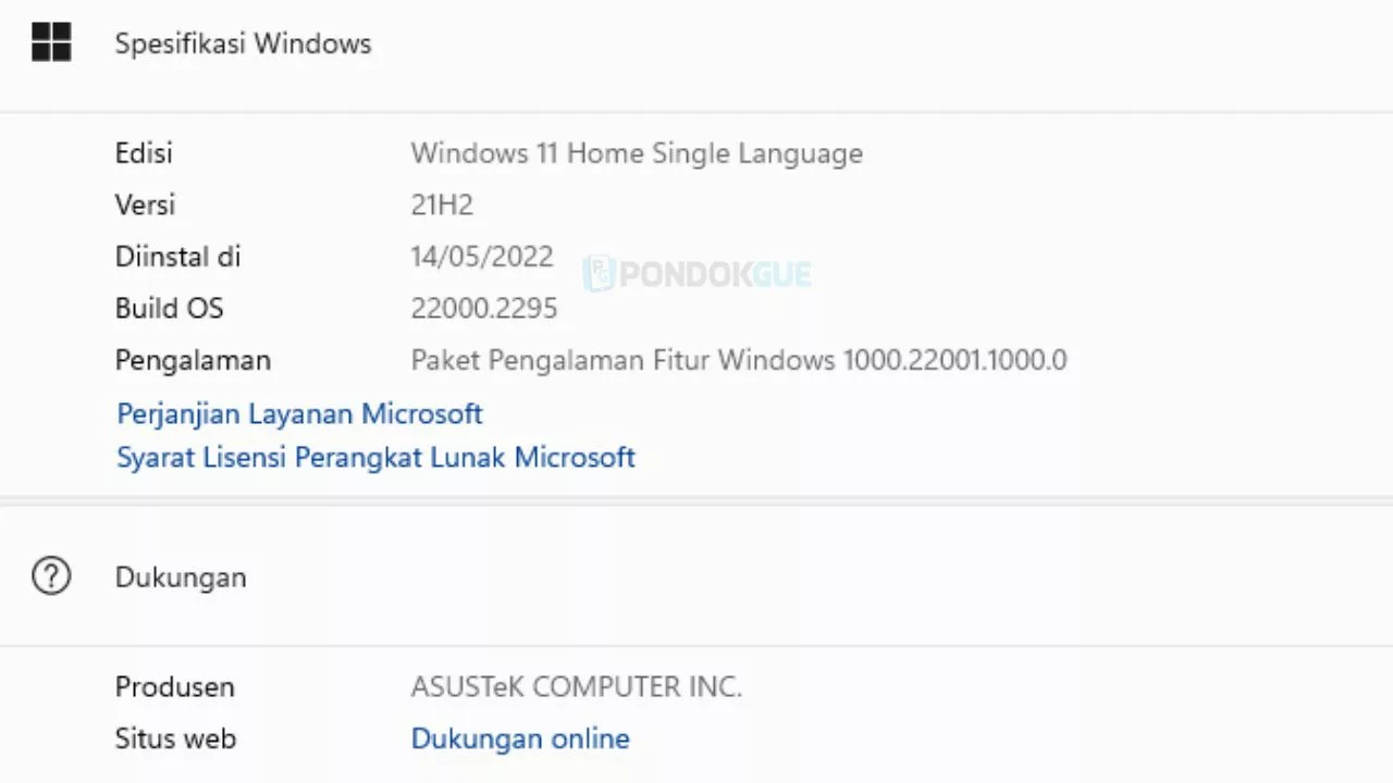 Cara Melihat Versi Windows