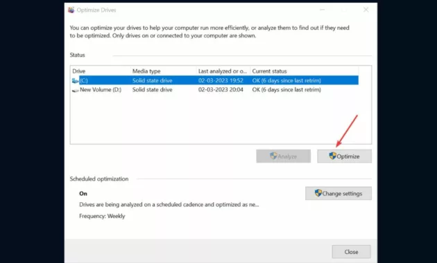 Cara Defrag Windows 10