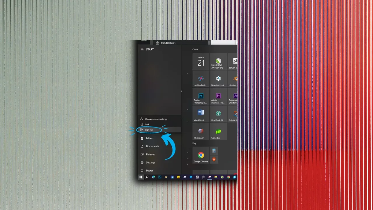 Cara Logout Akun Microsoft di Windows 10